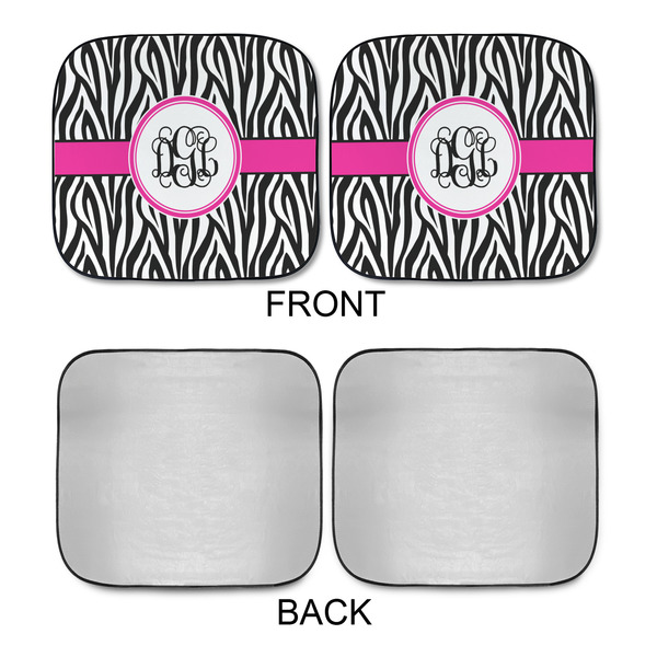 Zebra Print Car Sun Shades - APPROVAL