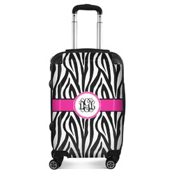 Zebra Print Suitcase - 20" Carry On (Personalized)