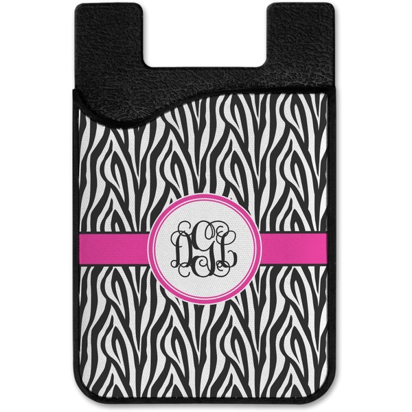 Zebra Print Cell Phone Credit Card Holder