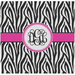 Zebra Print Ceramic Tile Hot Pad (Personalized)