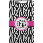 Zebra Print Clipboard (Legal Size) (Personalized)