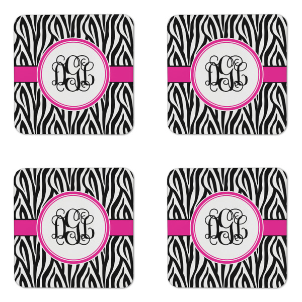 Zebra Print Coaster Set - APPROVAL