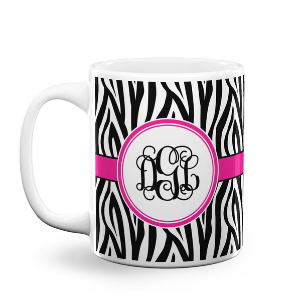 Custom Zebra Print Coffee Mug (Personalized)