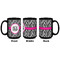 Zebra Print Coffee Mug - 15 oz - Black APPROVAL