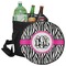 Zebra Print Collapsible Personalized Cooler & Seat