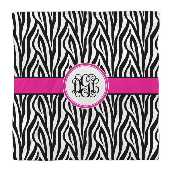 Zebra Print Comforter - Queen - Front