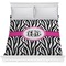 Zebra Print Comforter (Queen)
