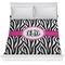 Zebra Print Comforter - Full / Queen (Personalized)
