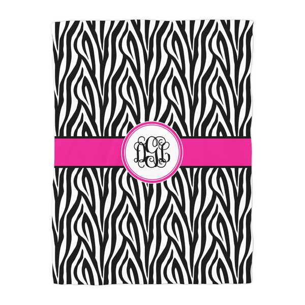 Zebra Print Comforter - Twin - Front