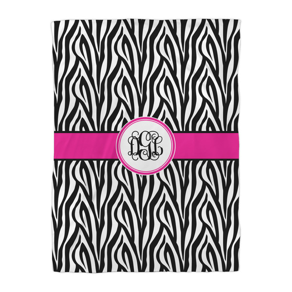 Zebra Print Comforter - Twin XL - Front