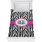Zebra Print Comforter - Twin (Personalized)