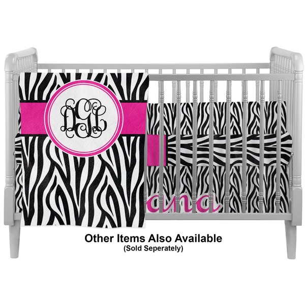 Zebra Print Crib - Profile Sold Seperately