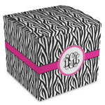 Zebra Print Cube Favor Gift Boxes (Personalized)