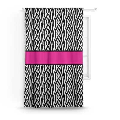 Zebra Print Curtain (Personalized)