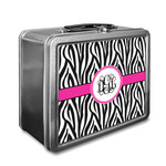 Zebra Print Lunch Box (Personalized)