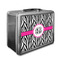 Zebra Print Custom Lunch Box / Tin