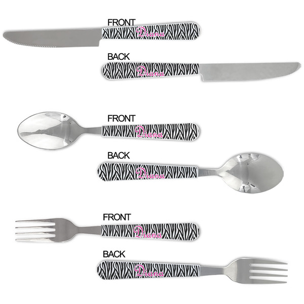Zebra Print Cutlery Set - APPROVAL