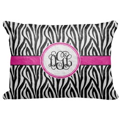 Zebra Print Decorative Baby Pillowcase - 16"x12" (Personalized)