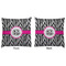 Zebra Print Decorative Pillow Case - Approval