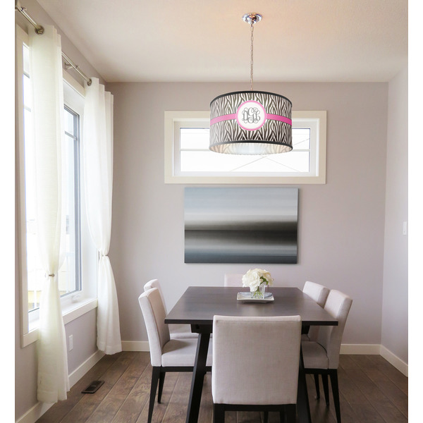 Zebra Print Dining Room Pendant Lamp