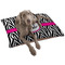 Zebra Print Dog Bed - Large LIFESTYLE