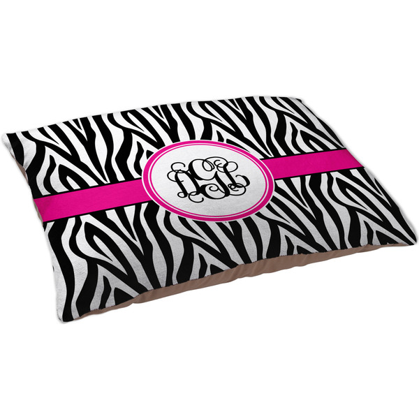 Zebra Print Dog Bed - Large