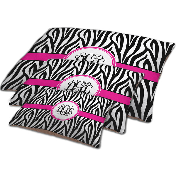 Zebra Print Dog Beds - MAIN (sm, med, lrg)