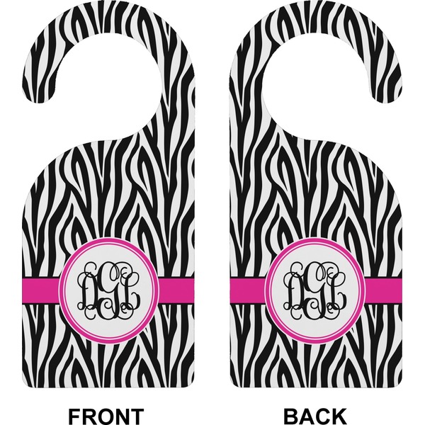 Zebra Print Door Hanger (Approval)