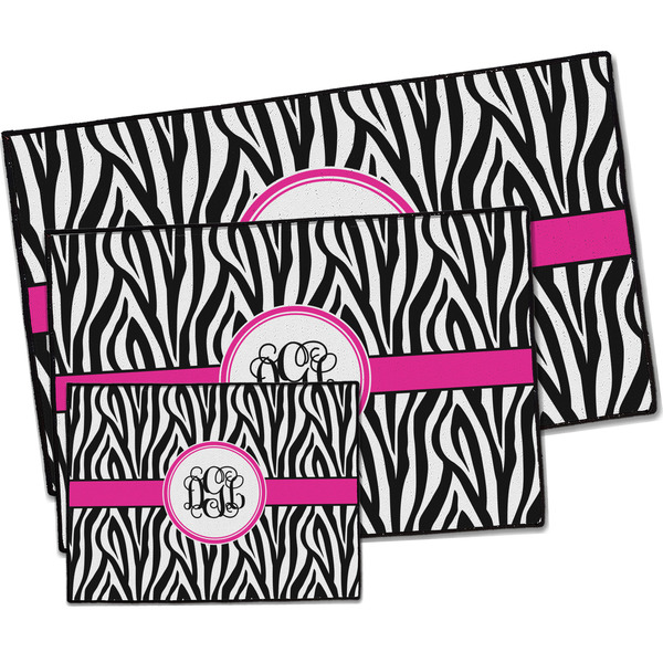 Zebra Print Door Mats - PARENT MAIN