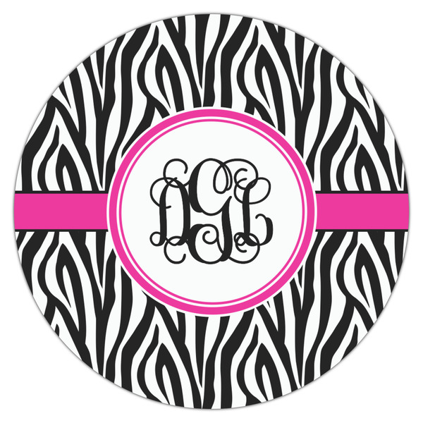 Zebra Print Drink Topper - Large - Single