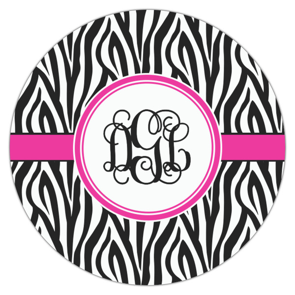 Zebra Print Drink Topper - Small - Single