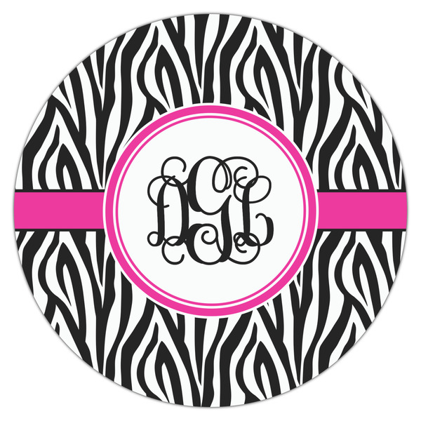 Zebra Print Drink Topper - XLarge - Single