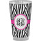 Zebra Print Pint Glass - Full Color - Front View