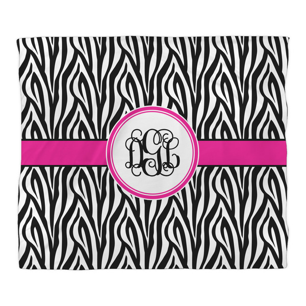 Zebra Print Duvet Cover - King - Front