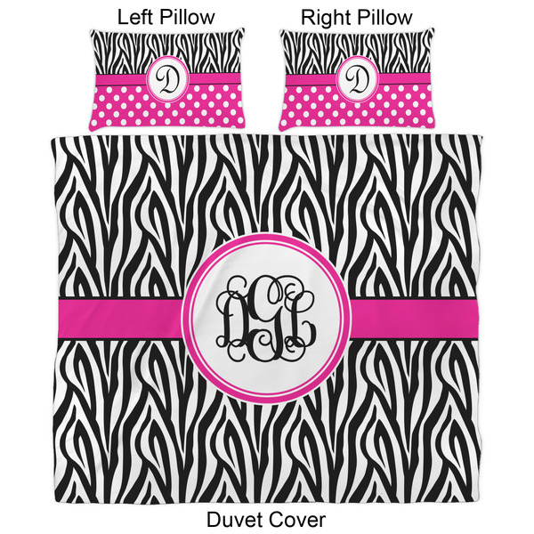 Zebra Print Duvet Cover Set - King - Approval