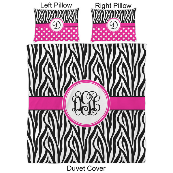 Zebra Print Duvet Cover Set - Queen - Approval