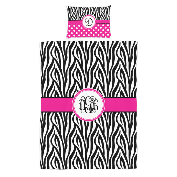 Zebra Print Duvet Cover Set - Twin - Alt Approval