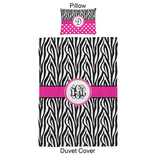 Zebra Print Duvet Cover Set - Twin XL - Approval