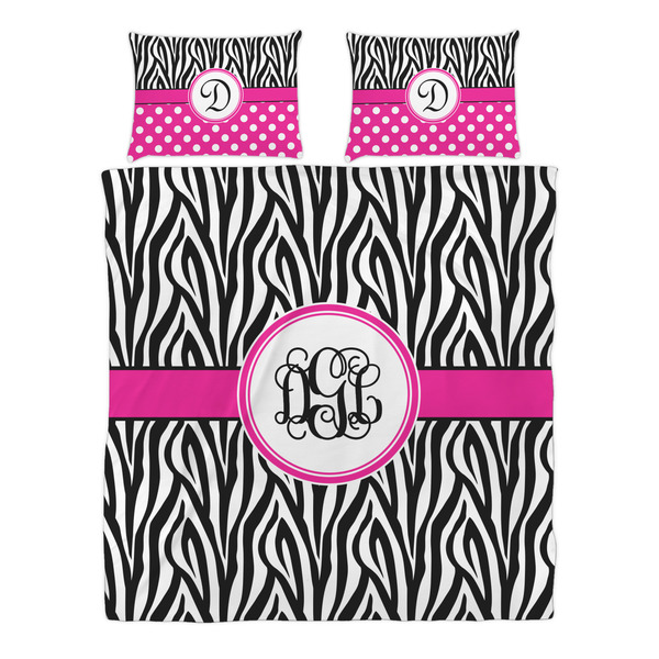 Zebra Print Duvet cover Set - Queen - Alt Approval