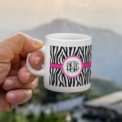Zebra Print Single Shot Espresso Cup - Single (Personalized)