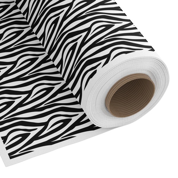 Custom Zebra Print Fabric by the Yard - Copeland Faux Linen