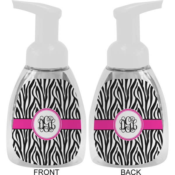 Zebra Print Foam Soap Bottle Approval - White