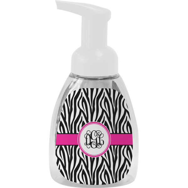 Custom Zebra Print Foam Soap Bottle (Personalized)