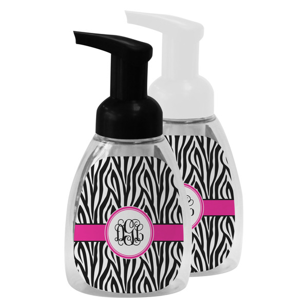 Zebra Print Foam Soap Bottles - Main