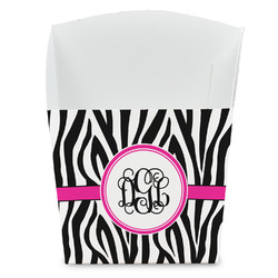Zebra Print French Fry Favor Boxes (Personalized)