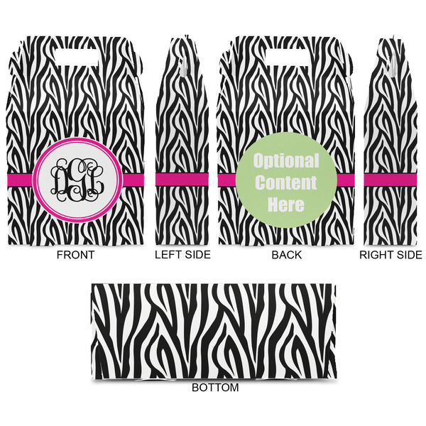 Zebra Print Gable Favor Box - Approval