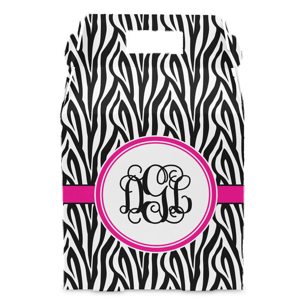 Zebra Print Gable Favor Box - Front