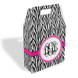 Zebra Print Gable Favor Box (Personalized)