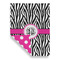 Zebra Print Garden Flags - Large - Double Sided - FRONT FOLDED