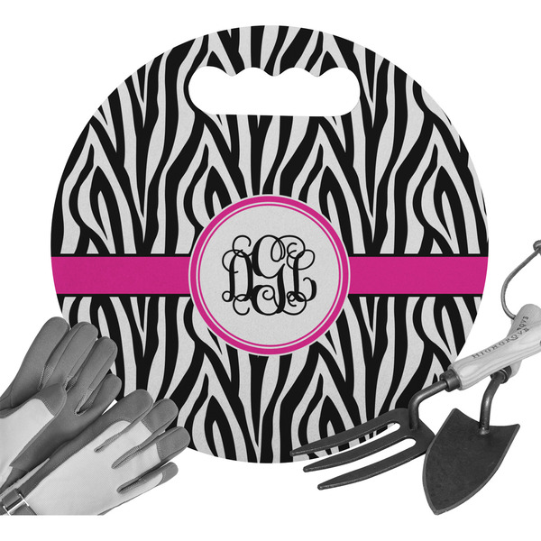 Custom Zebra Print Gardening Knee Cushion (Personalized)